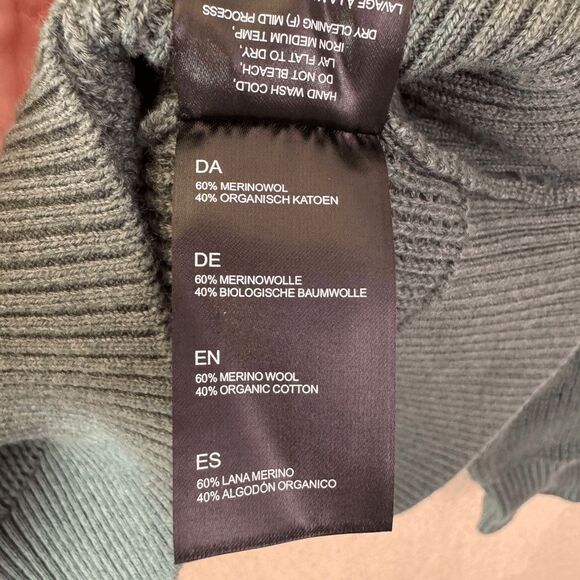 KUHL Norda 1/4 Zip Sweater Womens Small Pullover Merino Wool Organic Evergreen - Picture 8 of 13